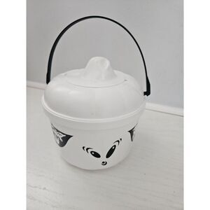 Vintage‎ 1991 McDonald's Ghost Halloween Bucket Candy Pail Happy Meal